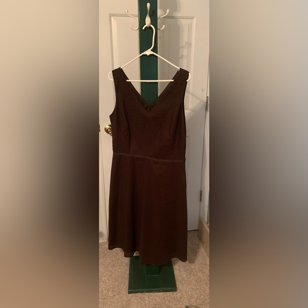 Ann Taylor brown dress. Size 14..